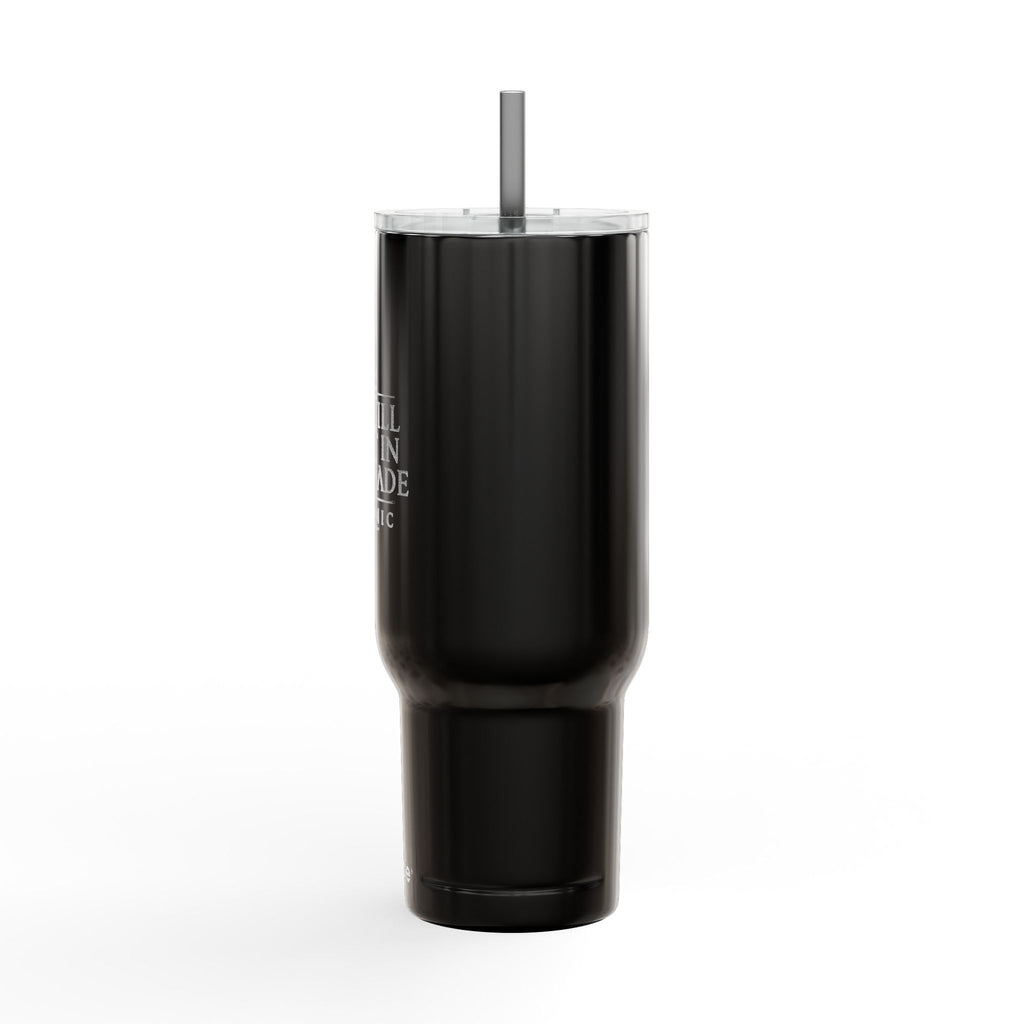 40oz Engraved Insulated Tumbler – “We Will Fight in the Shade” Travel Mug