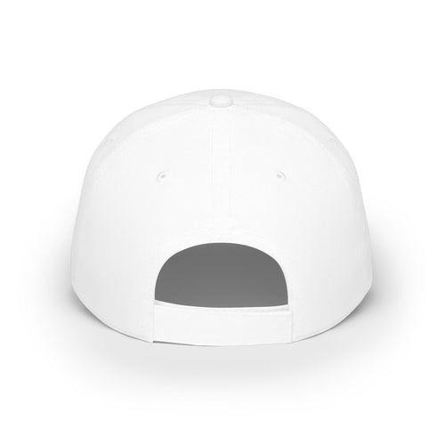 Low Profile Baseball Cap — Embroidered Gold Monogram 'L' Logo