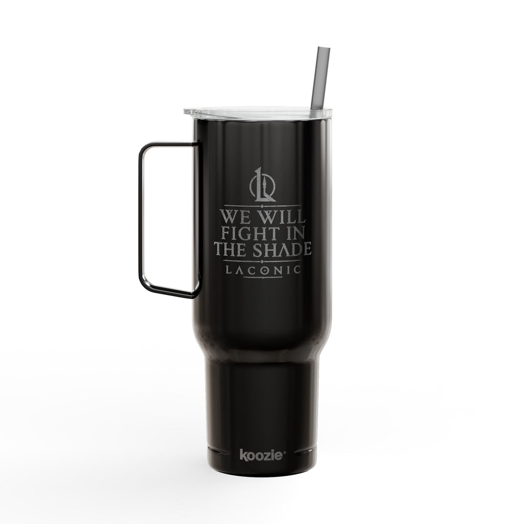 40oz Engraved Insulated Tumbler – “We Will Fight in the Shade” Travel Mug