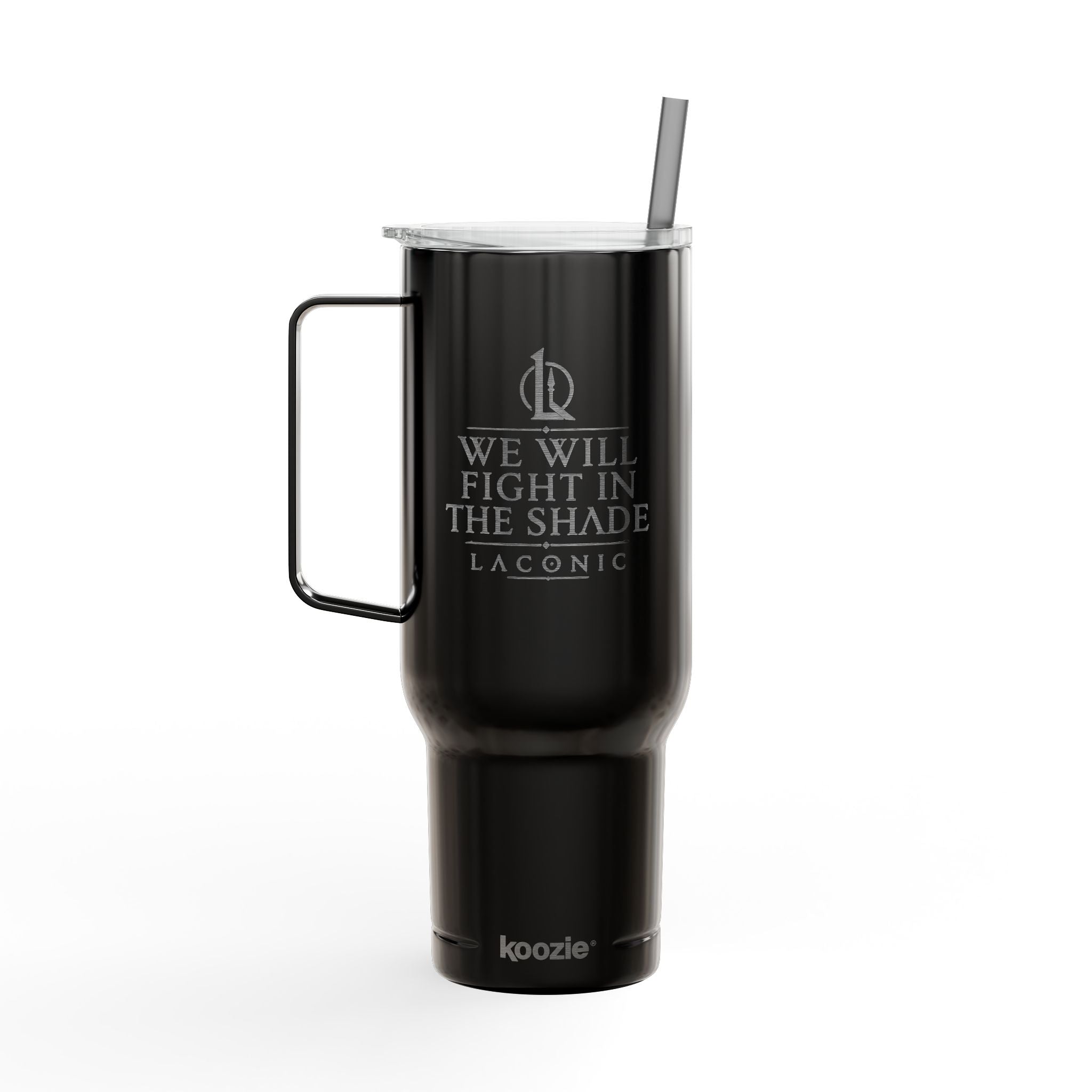 40oz Engraved Insulated Tumbler – “We Will Fight in the Shade” Travel Mug