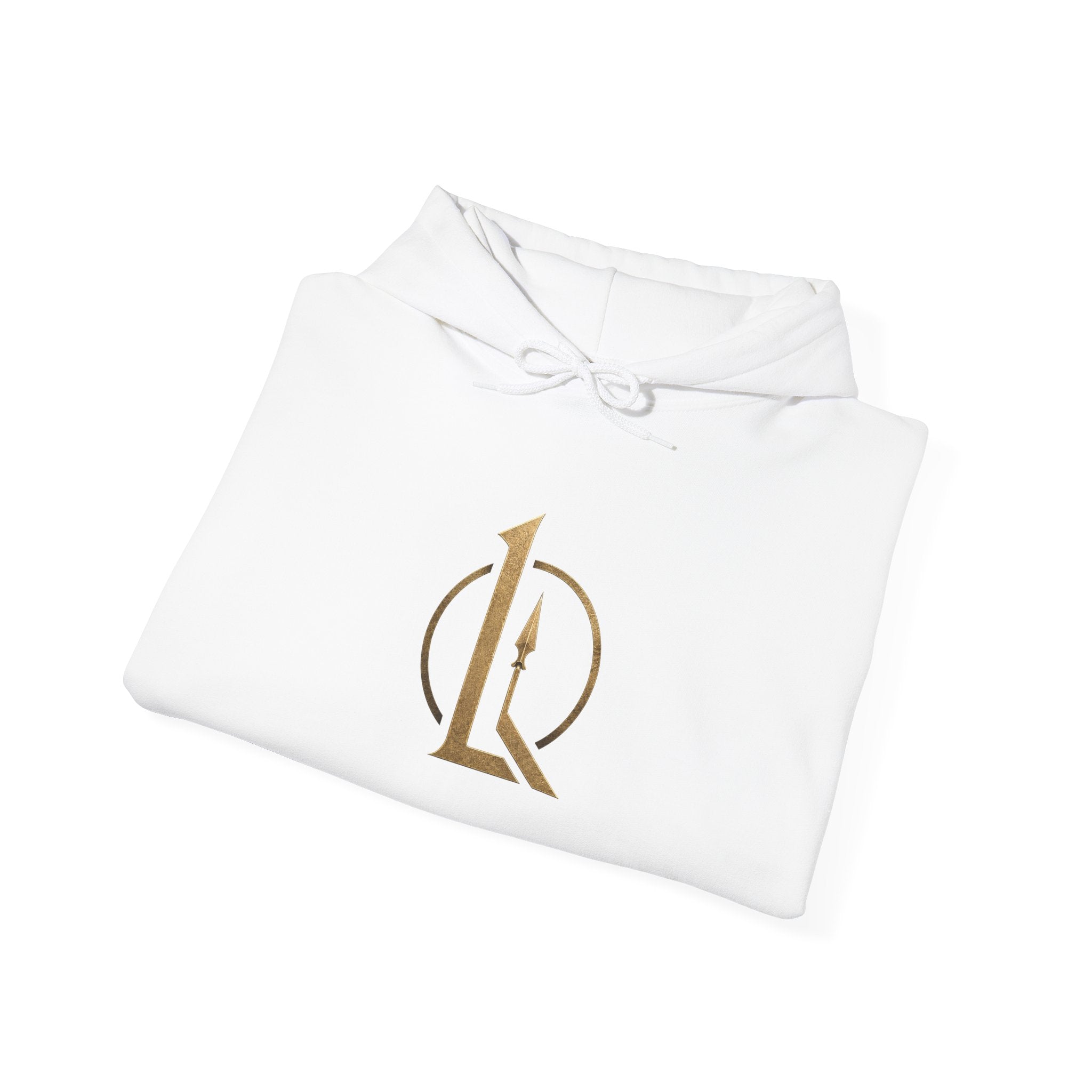Warrior Crest Hoodie - "We Will Fight" Graphic Back Hooded Sweatshirt