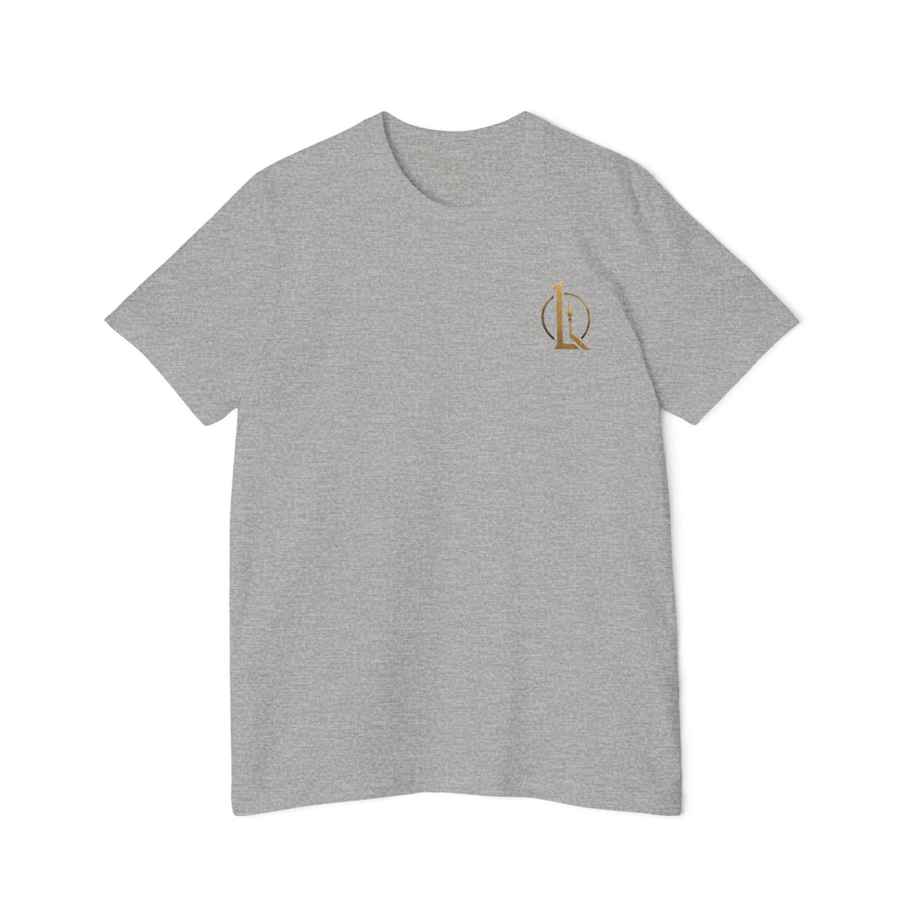 T-Shirt — "We Will Fight in the Shade" Gold Logo Back Print