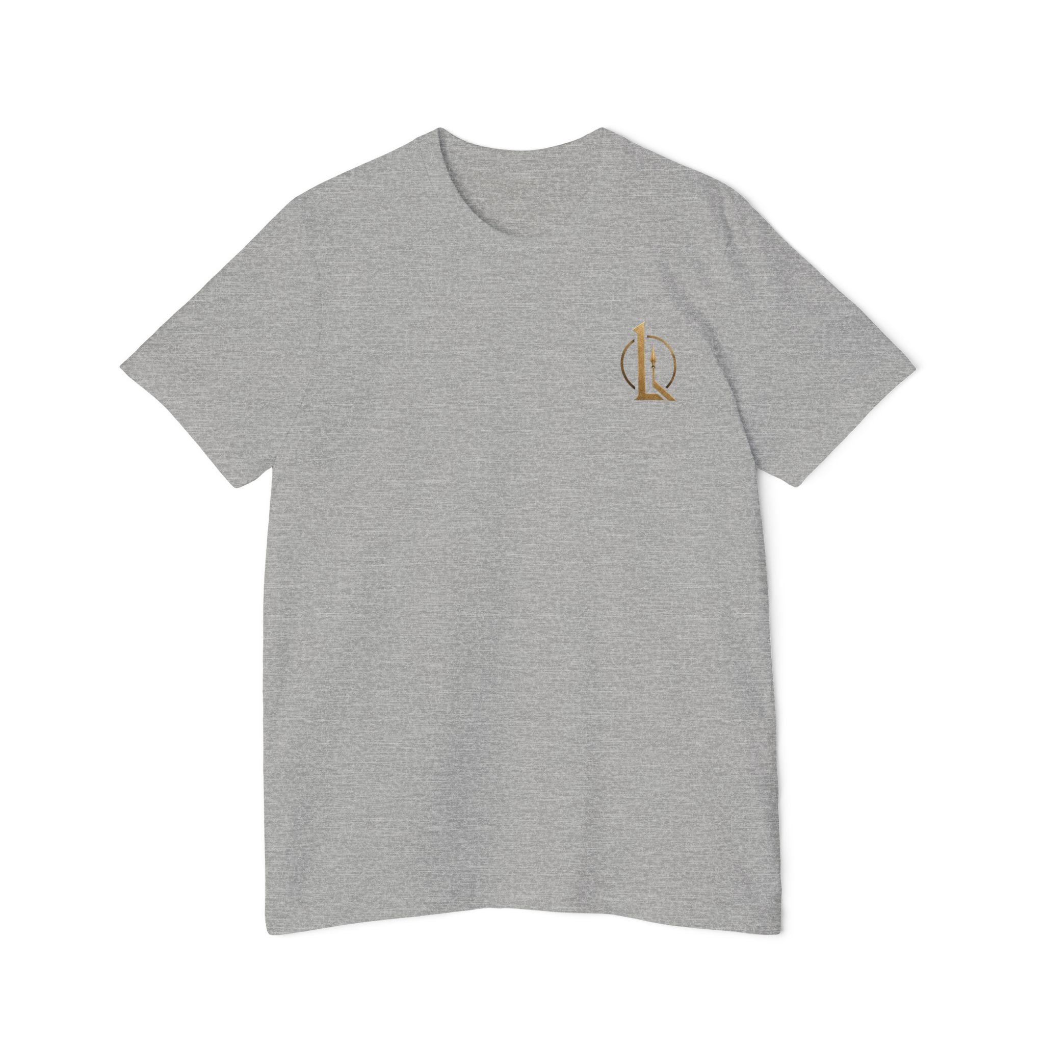 T-Shirt — "We Will Fight in the Shade" Gold Logo Back Print