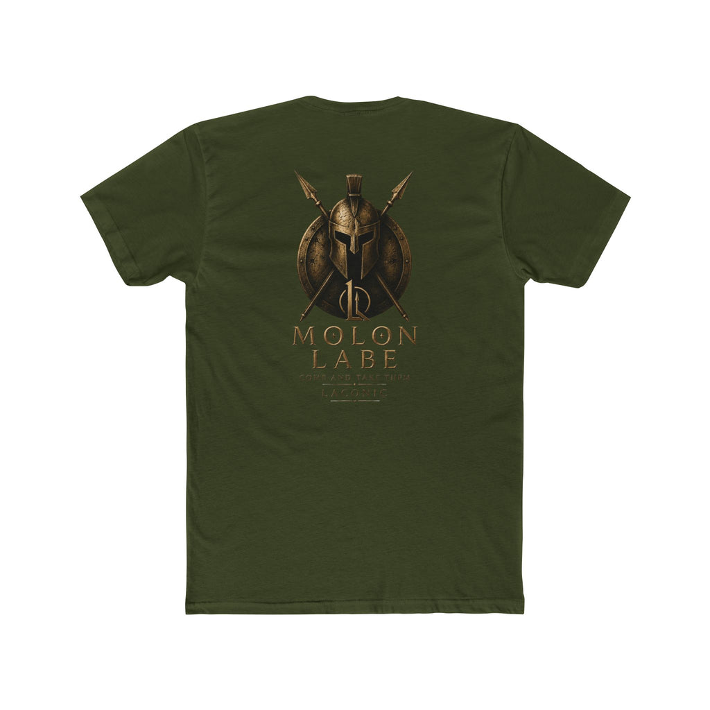 Molon Labe Spartan Helmet Tee — Ancient Warrior Graphic T-Shirt