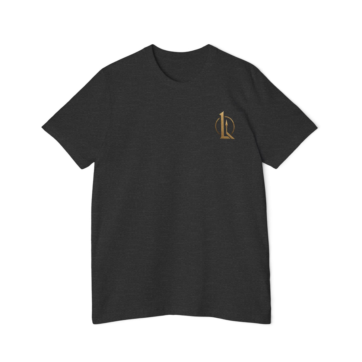 T-Shirt — "We Will Fight in the Shade" Gold Logo Back Print