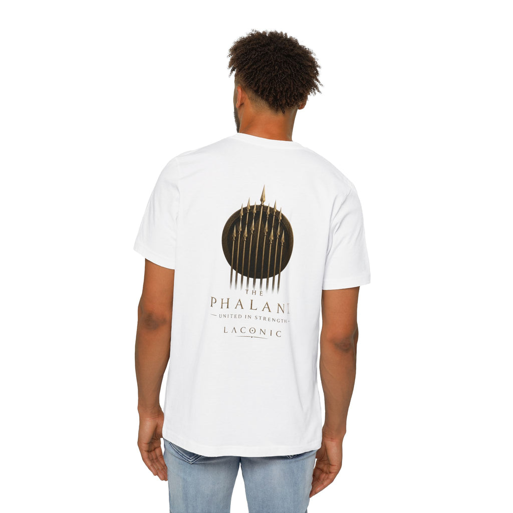 Phalanx Spear Shield T-Shirt — Ancient Warrior Graphic Tee