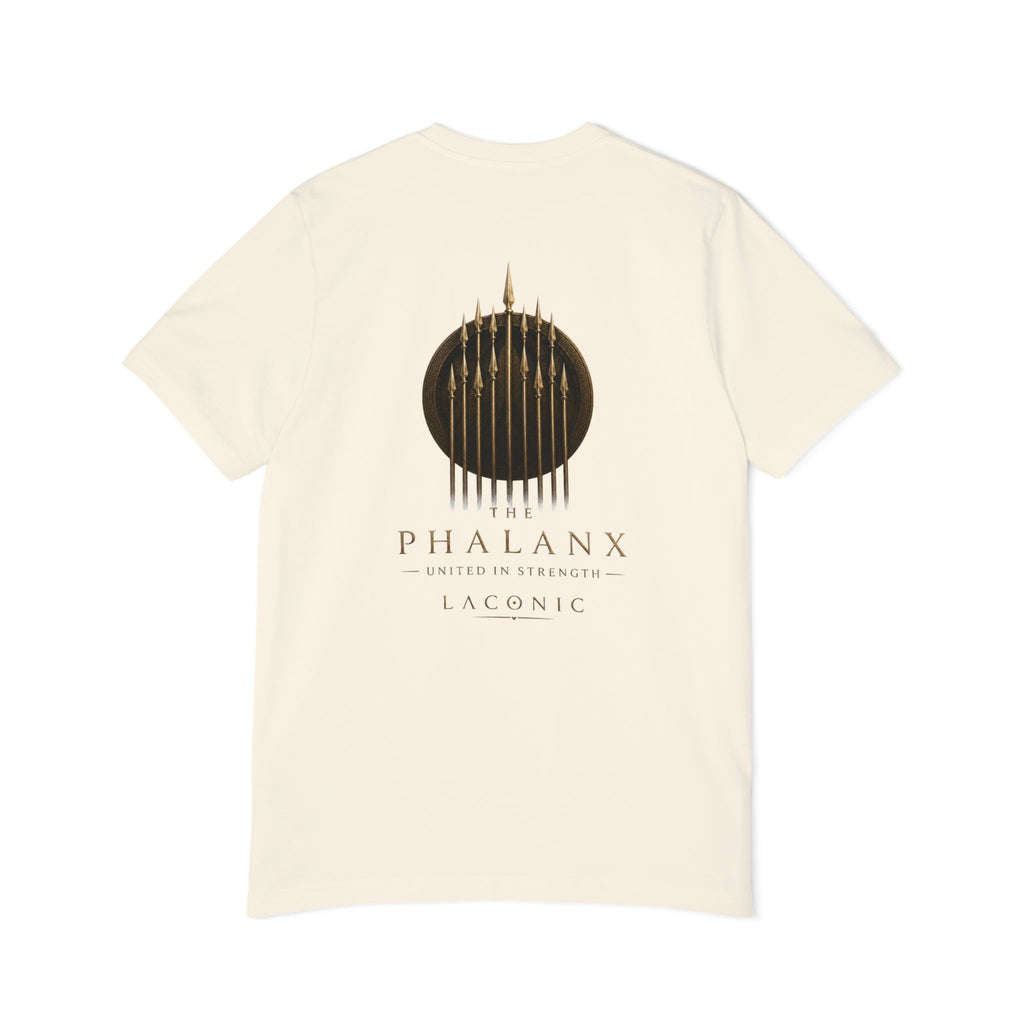 Phalanx Spear Shield T-Shirt — Ancient Warrior Graphic Tee