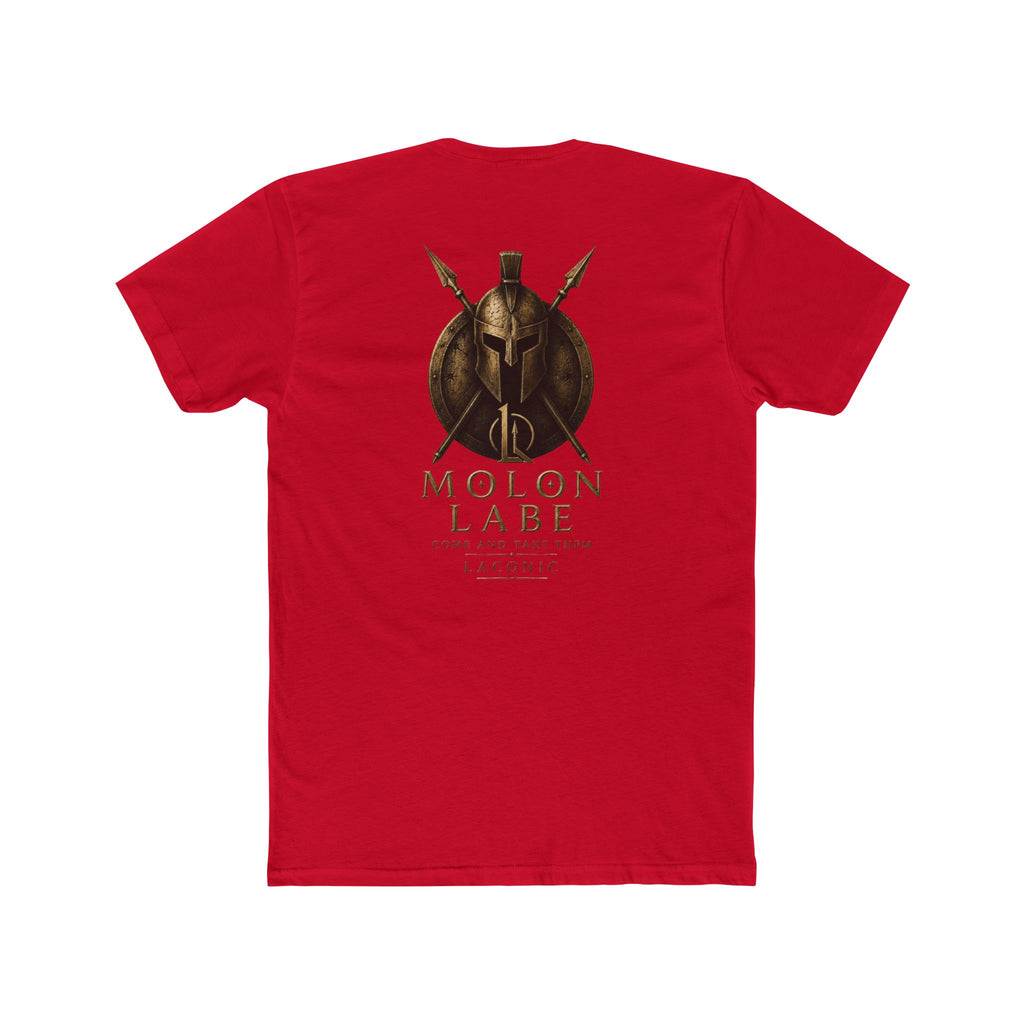 Molon Labe Spartan Helmet Tee — Ancient Warrior Graphic T-Shirt