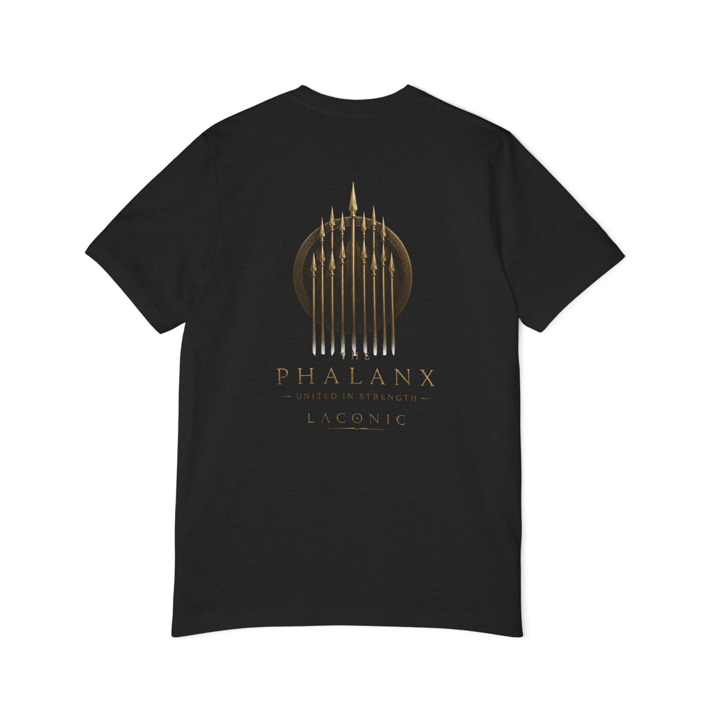 Phalanx Spear Shield T-Shirt — Ancient Warrior Graphic Tee