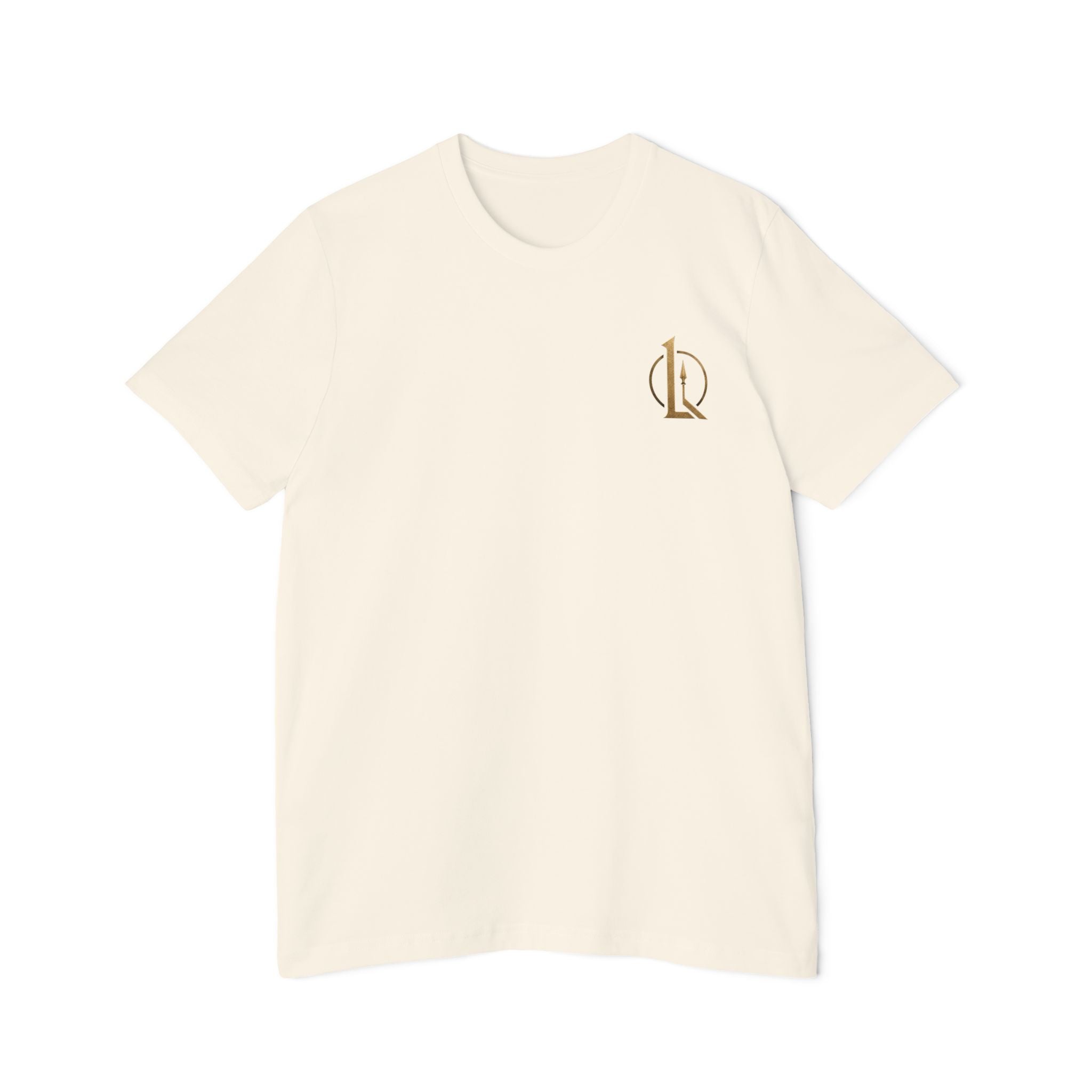 T-Shirt — "We Will Fight in the Shade" Gold Logo Back Print