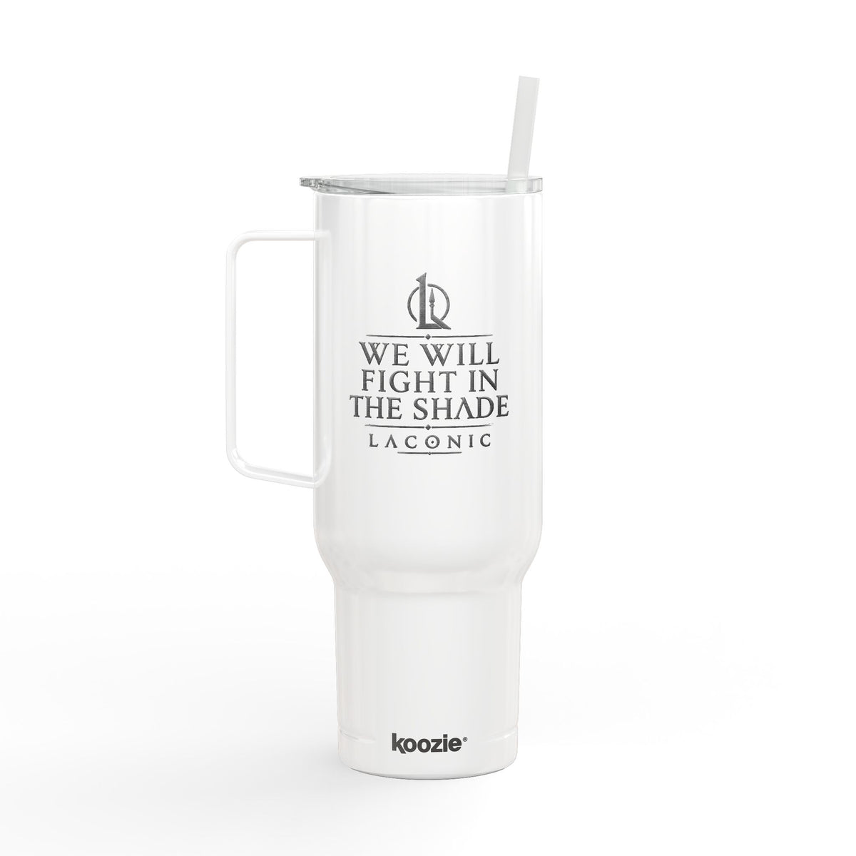 40oz Engraved Insulated Tumbler – “We Will Fight in the Shade” Travel Mug
