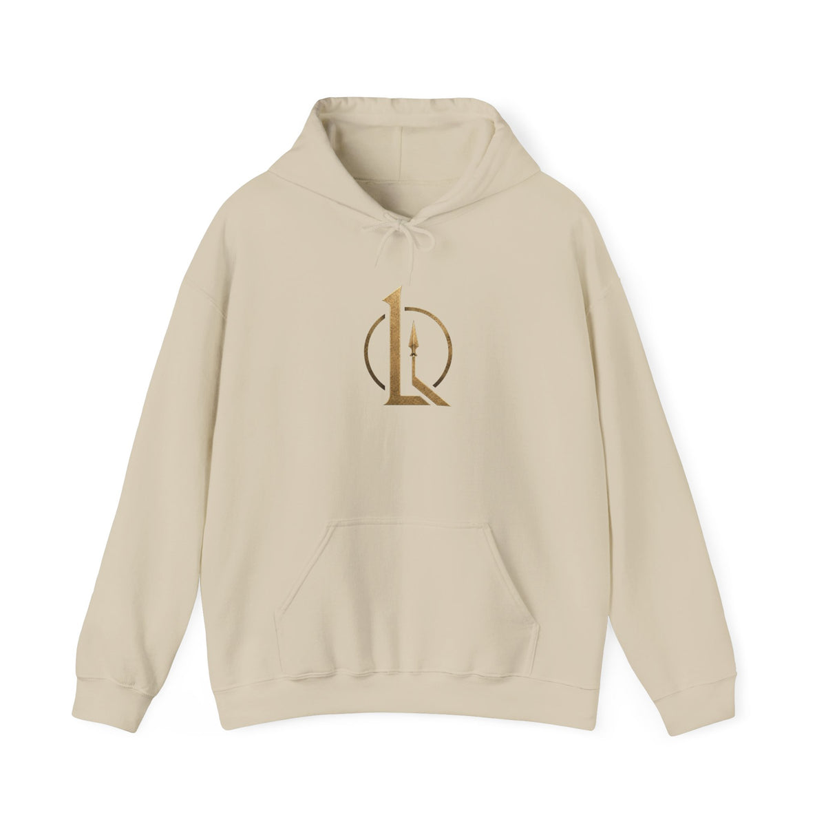 Warrior Crest Hoodie - "We Will Fight" Graphic Back Hooded Sweatshirt