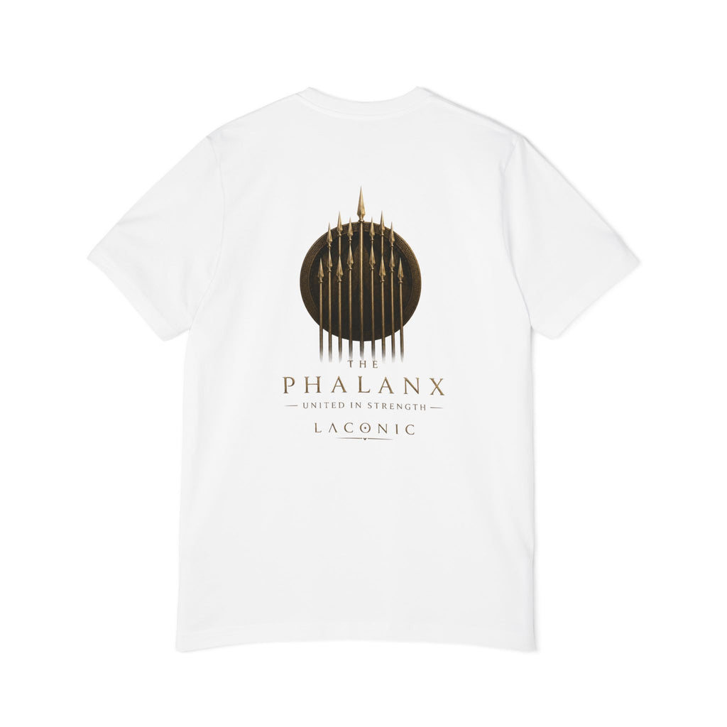 Phalanx Spear Shield T-Shirt — Ancient Warrior Graphic Tee
