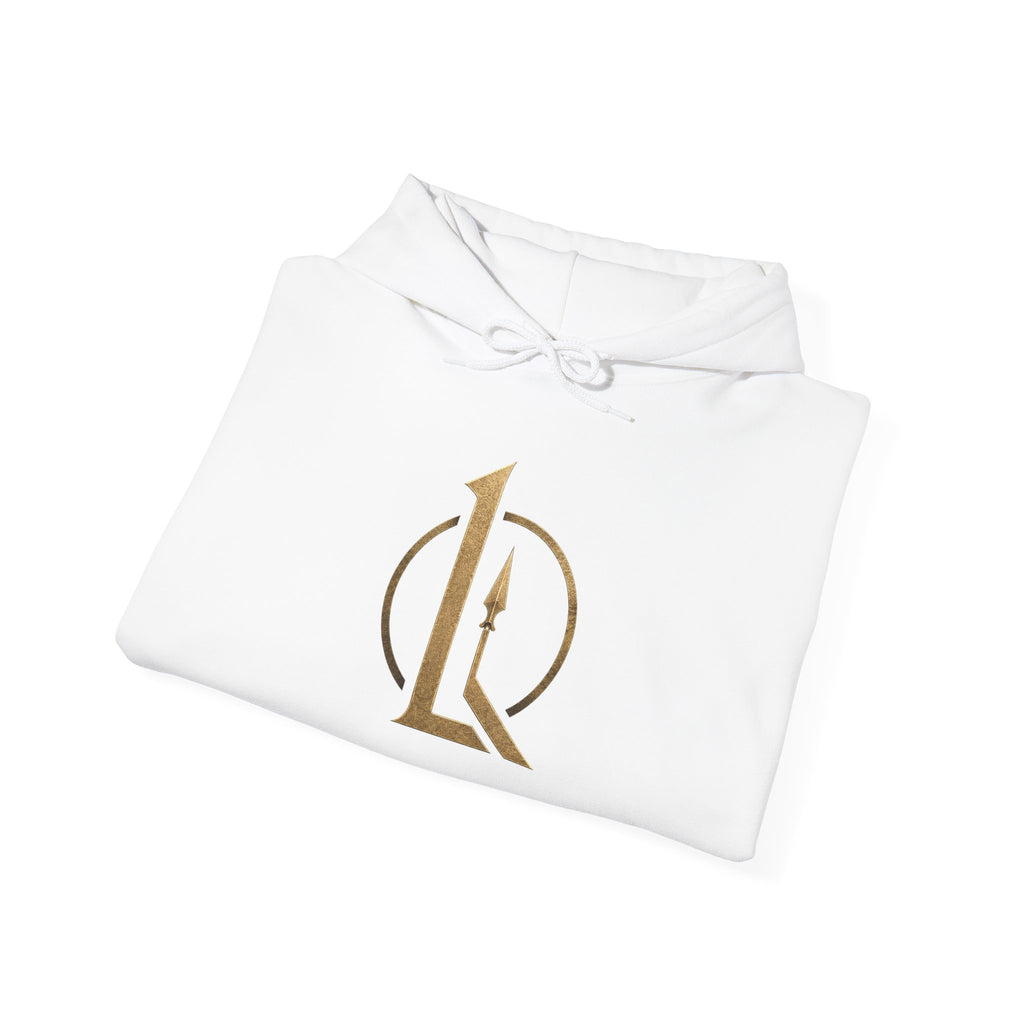Spartan Shield Logo Hoodie — Ancient Warrior Emblem Pullover