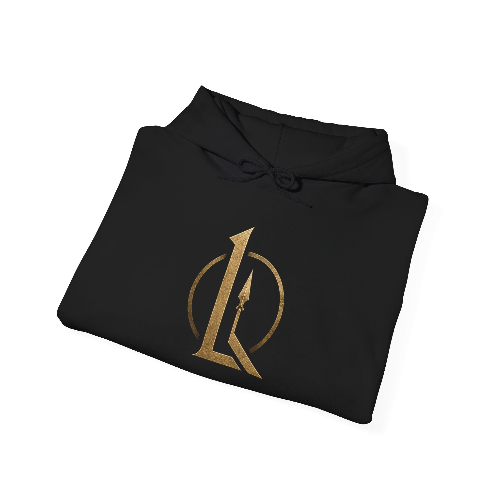 Spartan Shield Logo Hoodie — Ancient Warrior Emblem Pullover