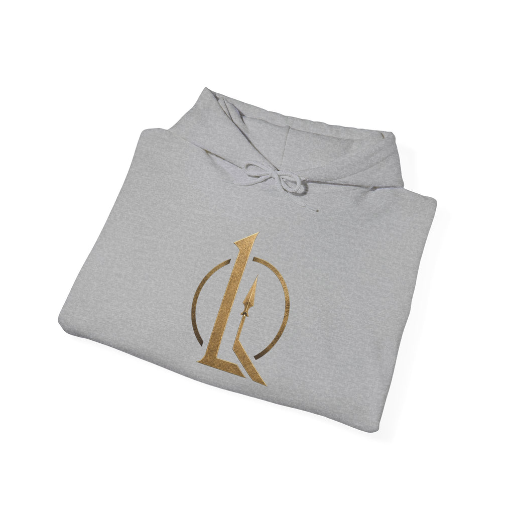 Spartan Shield Logo Hoodie — Ancient Warrior Emblem Pullover