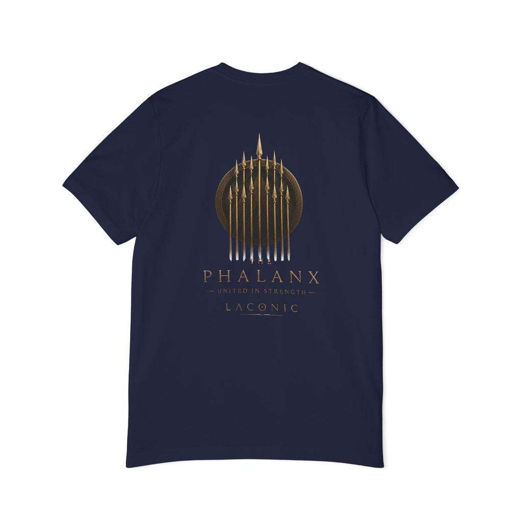 Phalanx Spear Shield T-Shirt — Ancient Warrior Graphic Tee